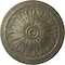 Ekena Millwork Alexa Ceiling Medallion (Fits Canopies up to 3"), Hand-Painted Witch Hazel Crackle, 15"OD x 1 3/4"P CM14AXWHC - alternate 1